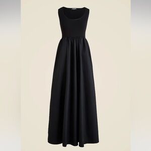 J. Crew Classic Black Maxi Dress